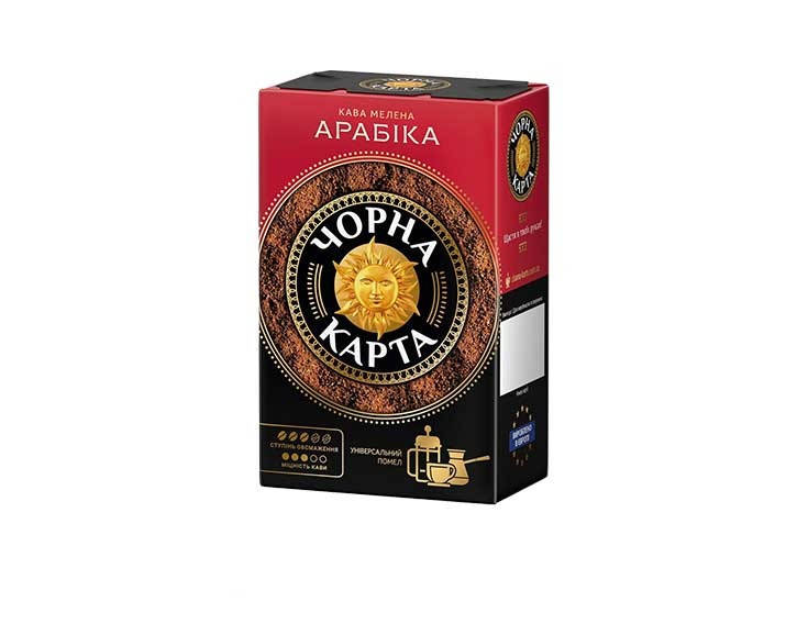 

2091-кофе Черная Карта 230г.(молотый) Арабика