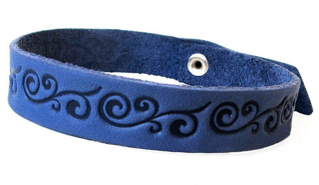 

Кожаный браслет Завиток