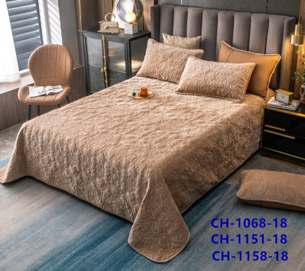 

Покрывало размер 200/230+ 2наволочки50/70 ТМ"Colorful Home", Разные цвета