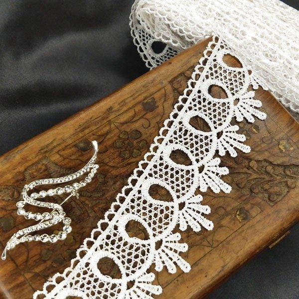 

(1 метр) Кружево макраме Sindtex 5см Цвет - Белый (01М-Y10495-1)