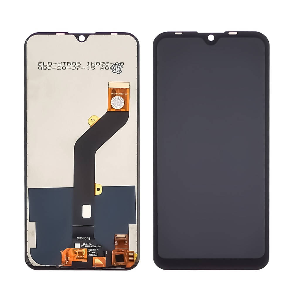 

Дисплей (lcd экран) для TECNO Spark Go с чёрным тачскрином, Черный