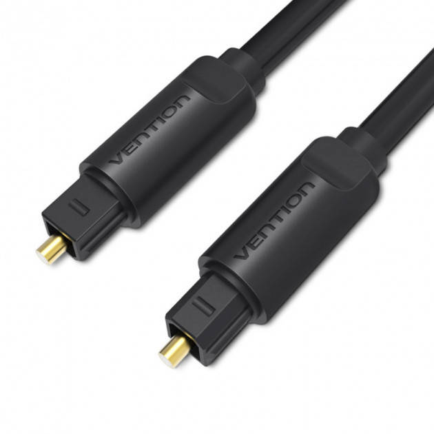 

Кабель аудио Vention Toslink оптический 1.5М BAEBG Оптические аудио-кабели (Toslink), Черный