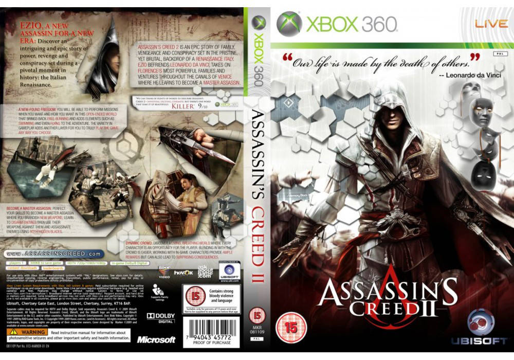 

Игра для игровой консоли Xbox 360, Assassin's Creed 2