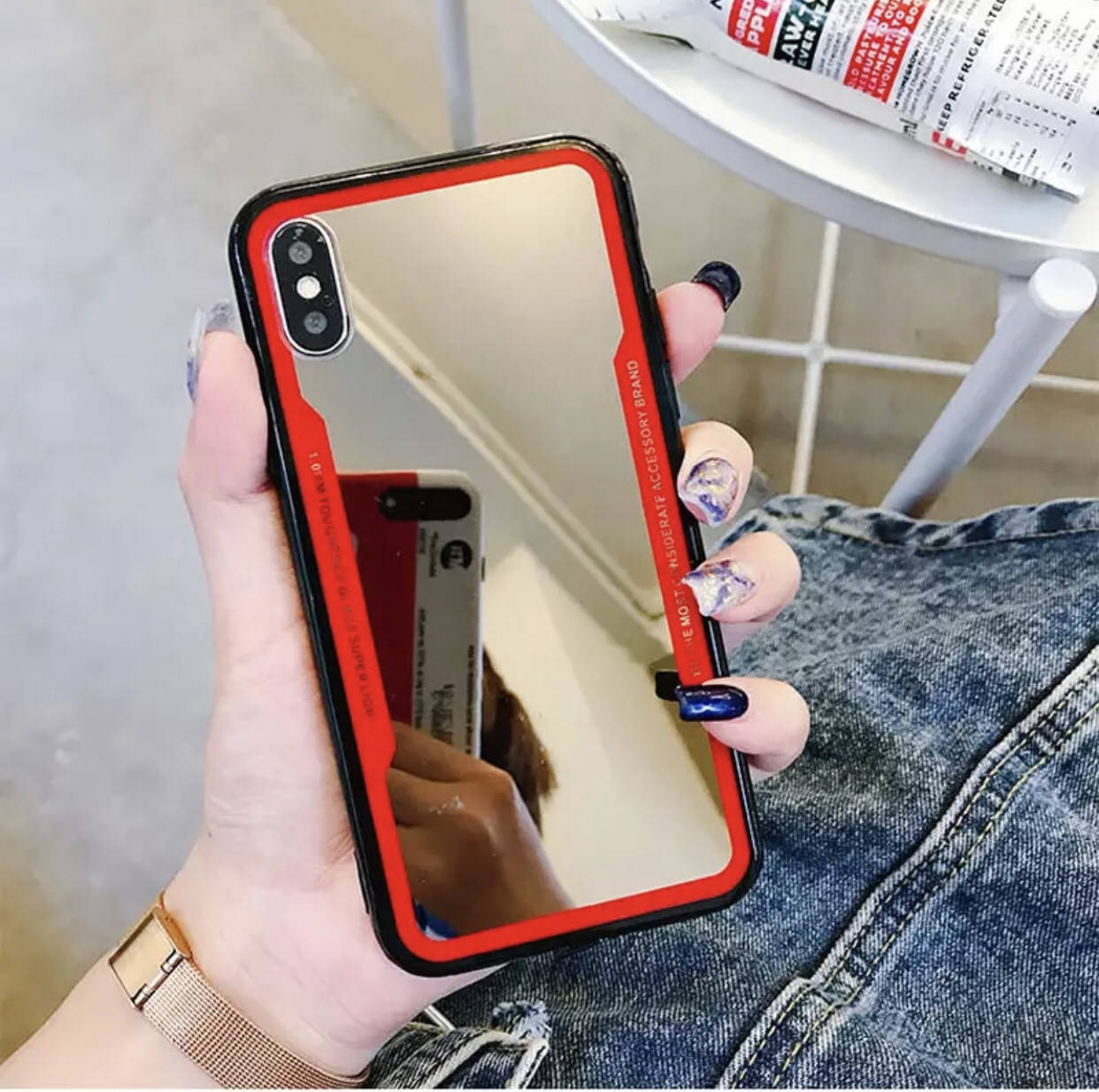 

Силиконовый чехол для IPhone X/Iphone XS , красный