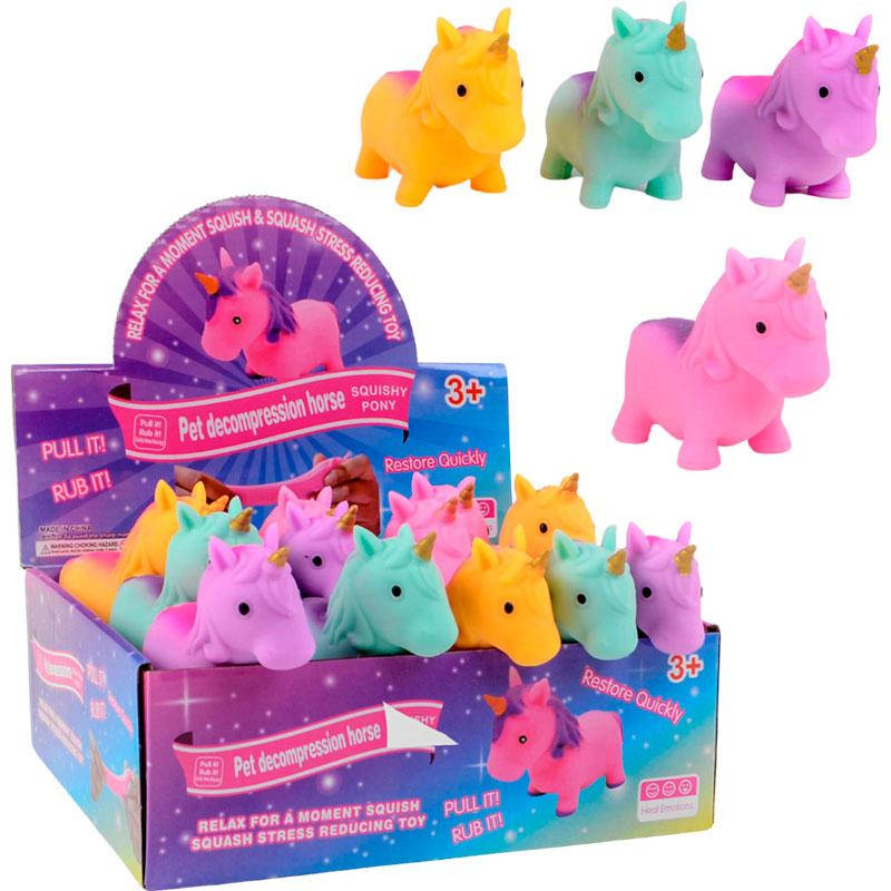 

Сквиш - тянучка "Единорог" C 51165, 4 цвета