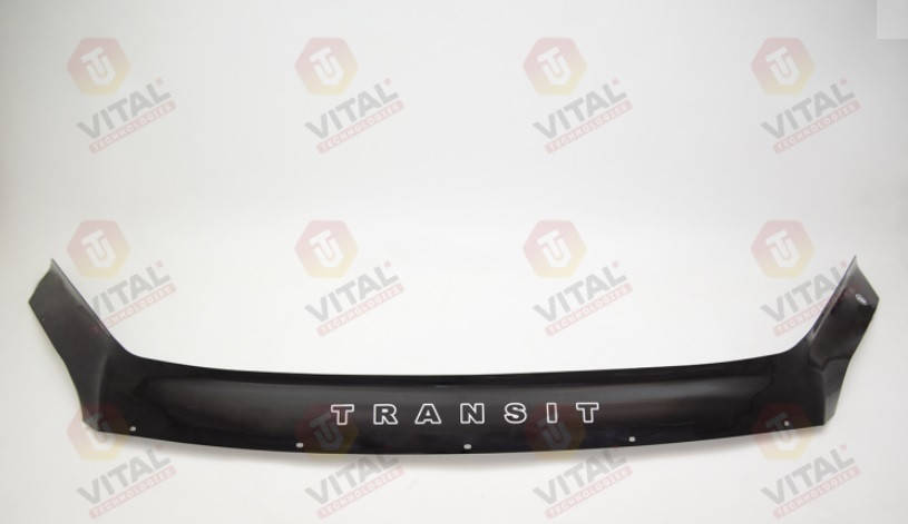 

Дефлектор капота VT52 (мухобойка) Ford Transit 2007-2014, Vip Tuning, FR17