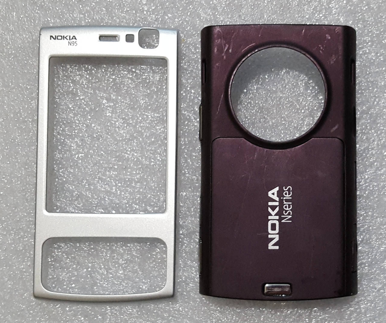 

Корпус для Nokia N95 silver-brown