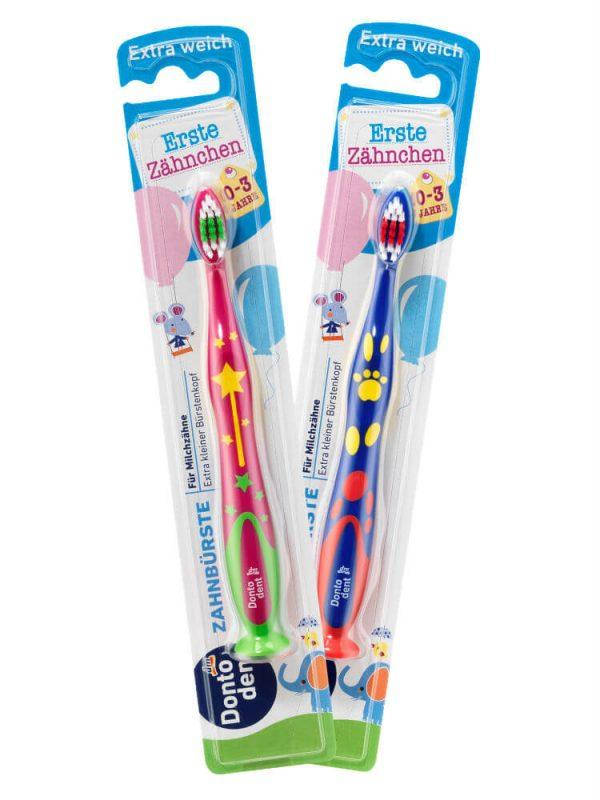 

Dontodent Kids Erste Zähnchen 0 - 3 jahre Зубная щетка Первые зубки (0-3 года) 1 шт.