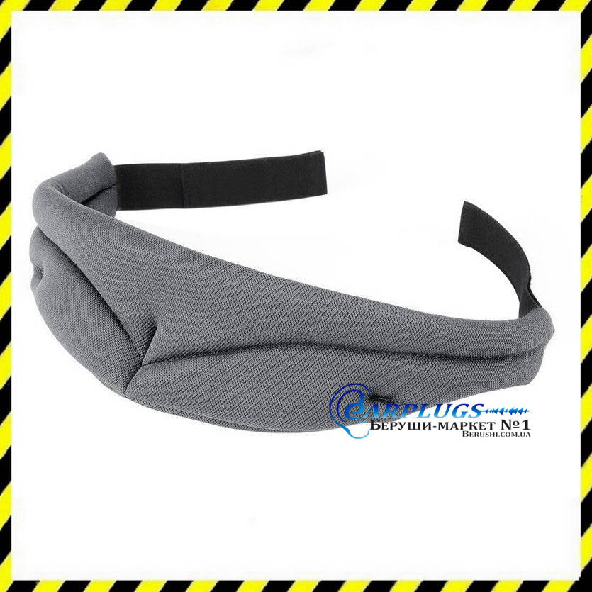 

Маска для сна с эффектом памяти Silenta "Lux" + беруши, grey