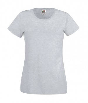 

Женская футболка легкая Fruit of the Loom Original T M, 94 Серо-Лиловый