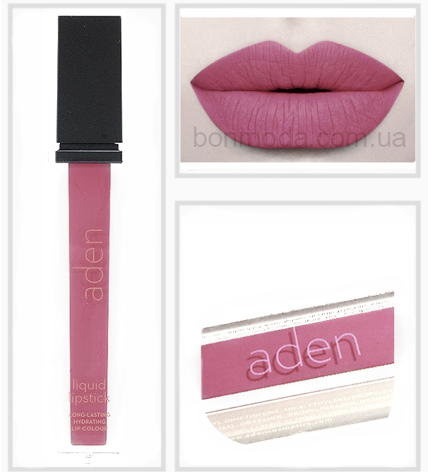 

Матовая помада Aden Cosmetics "Натуральный розовый" № 31