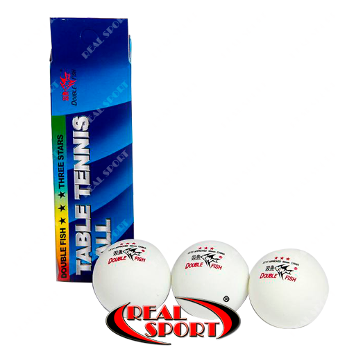 

Теннисные мячи Double Fish 3* ITTF