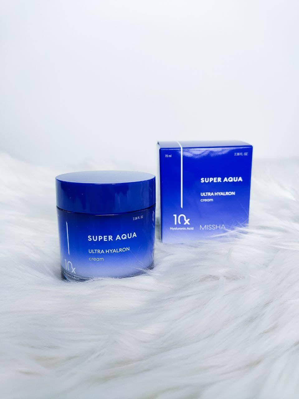 

Интенсивно увлажняющий крем с гиалуроновой кислотой MISSHA Super Aqua Ultra Hyalron Cream 70 мл (обновленный)