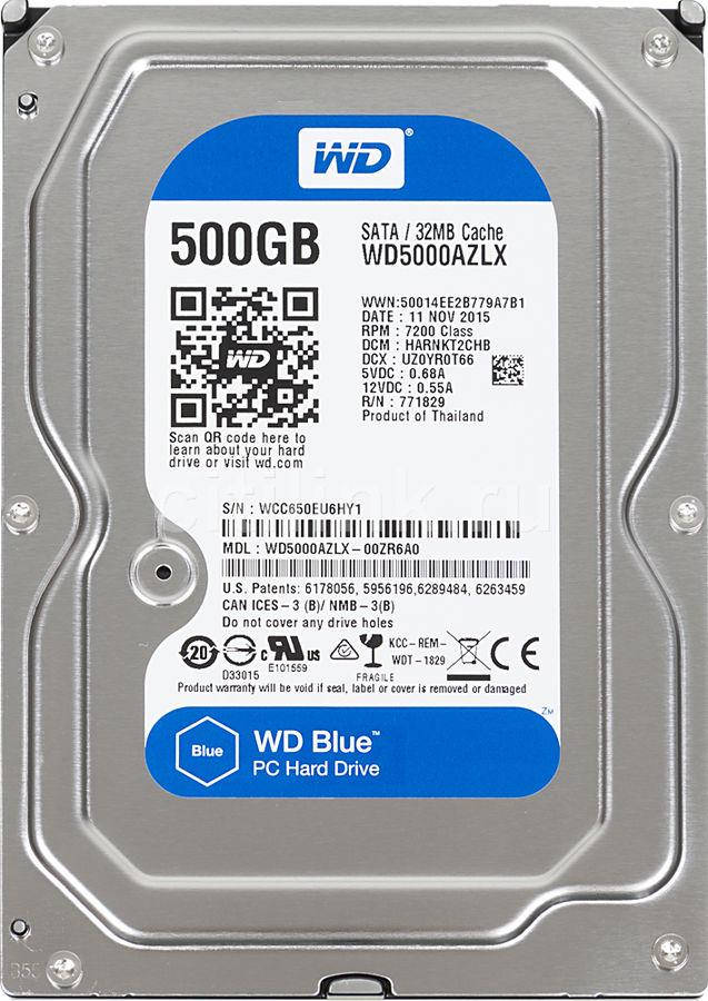 

Жесткий диск WD Seagate HITACHI 500Gb SATA ИДЕАЛ!