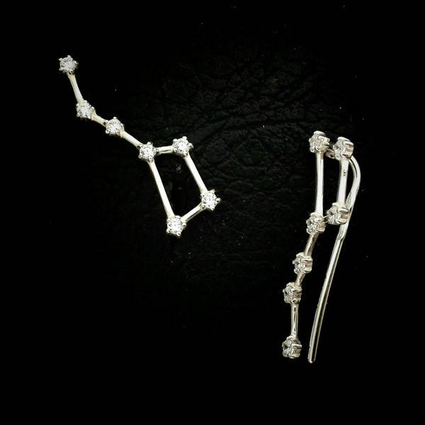 

Серьги клаймберы Большая медведица