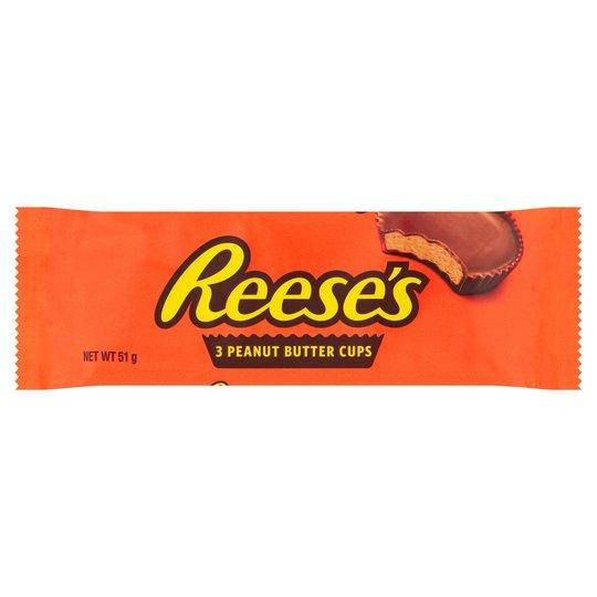 

Шоколад Reese's Peanut Butter Cups - 3 Pack 63g