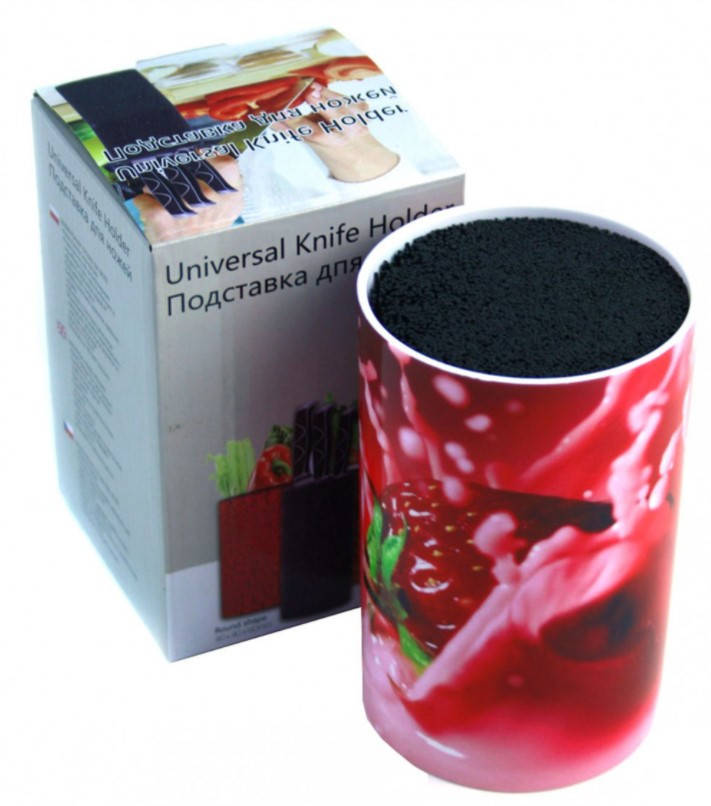 

Подставка №ВР-850-8 для ножа пл. с чёр. серд. мал. (9*14)см в кор. с рис. клубника с молоком (24)