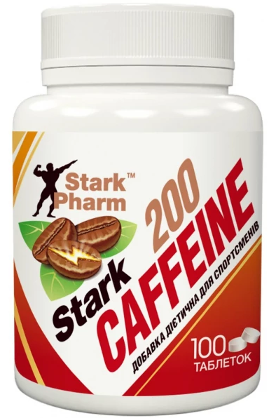 

Кофеїн Caffeine 200 mg - 100 caps
