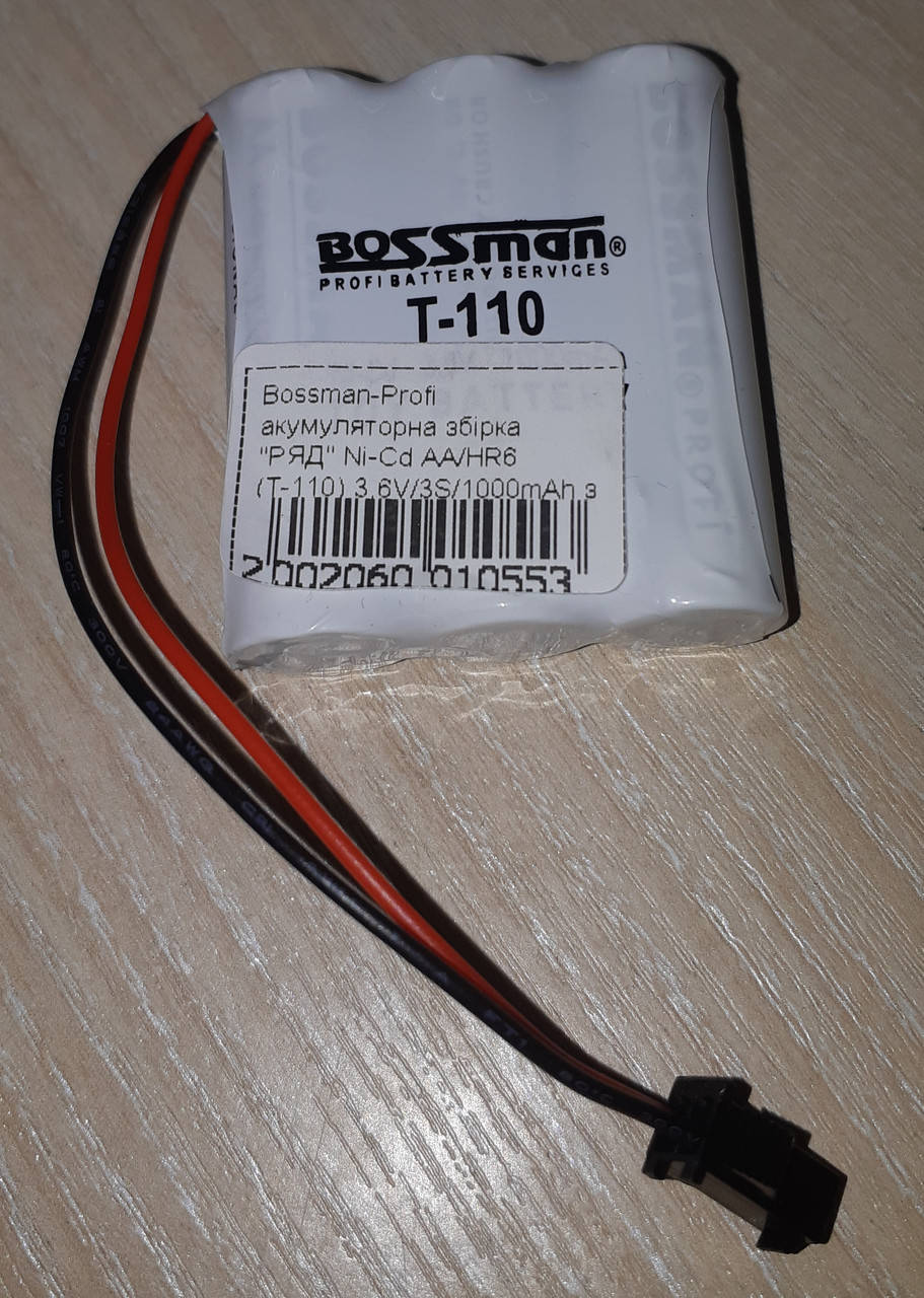 

Аккумуляторная сборка Bossman-Profi T-110 3,6V 1000mAh (Ni-Cd)