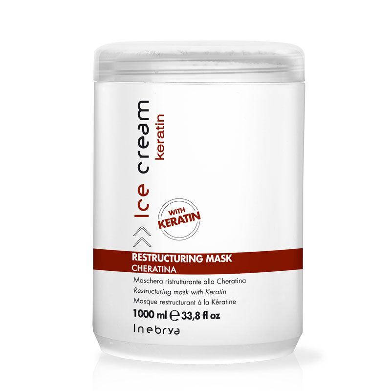 

Маска восстанавливающая с кератином Keratin Restructuring Mask, 1000 мл, ТМ Inebrya
