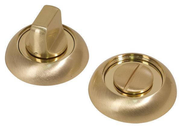 

Накладка фиксатор дверная WC Comit CMWC-59 R полированная латунь/матовая латунь (Китай)