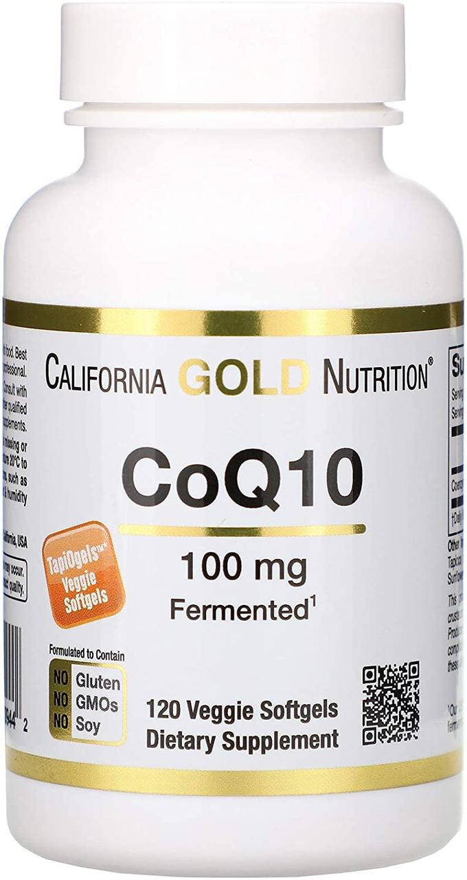 

Коэнзим Q10 California Gold Nutrition CoQ10 100 mg 120 гелевых капсул