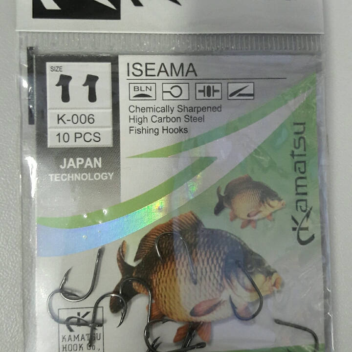 

Одинарный крючок Kamatsu №11 (10 шт/уп.)