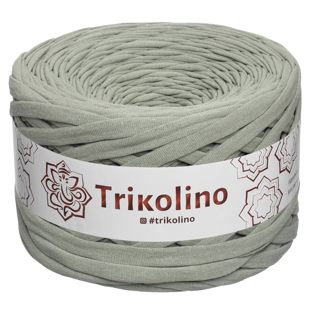 

Trikolino (Триколино) 7-9 мм 100 м оливковый № 49 Трикотажная пряжа, нитки для вязания.