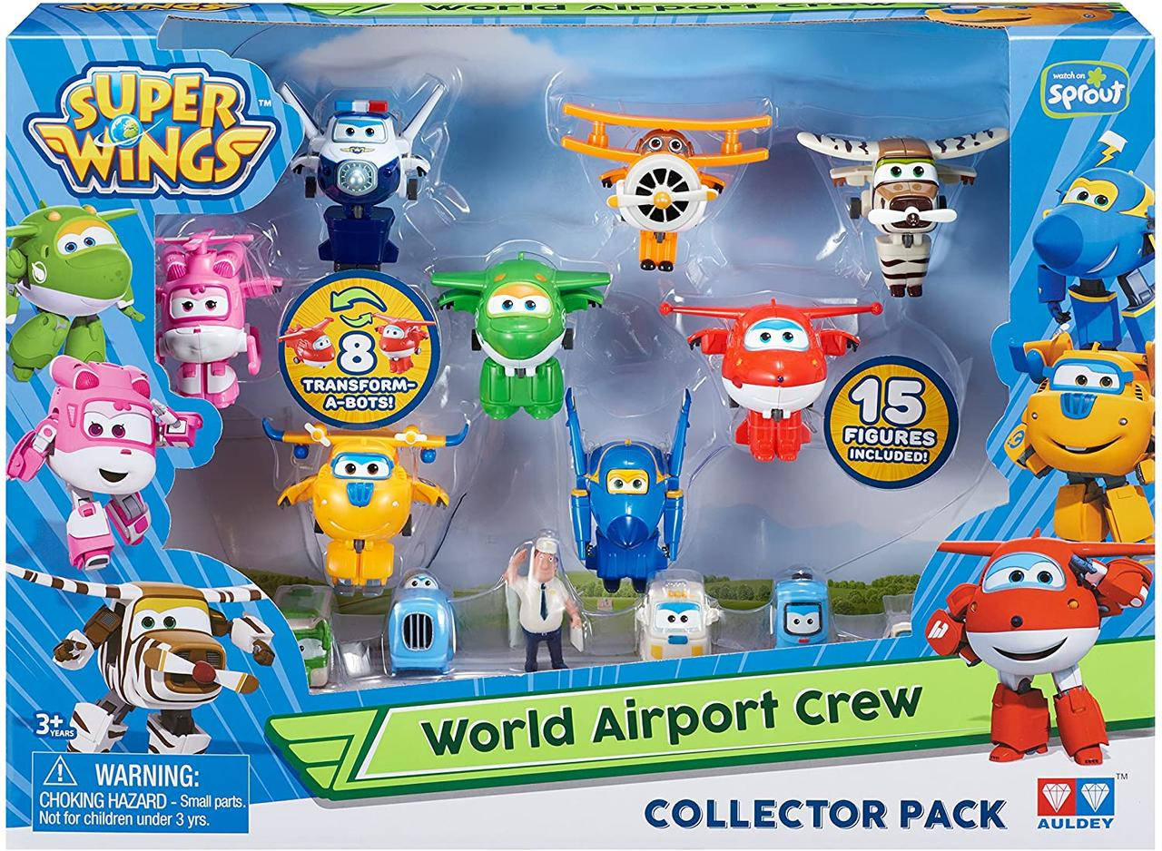 

Супер крылья набор трансформеров Super Wings World Airport Crew