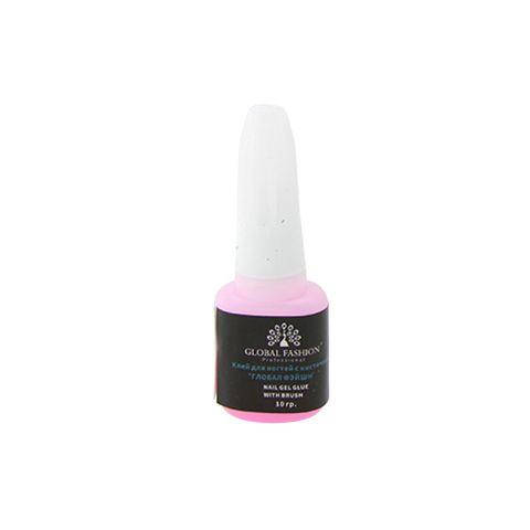 

Клей для типс,для ногтей с кисточкой Global Fashion,nail gel glue with brush,10 гр
