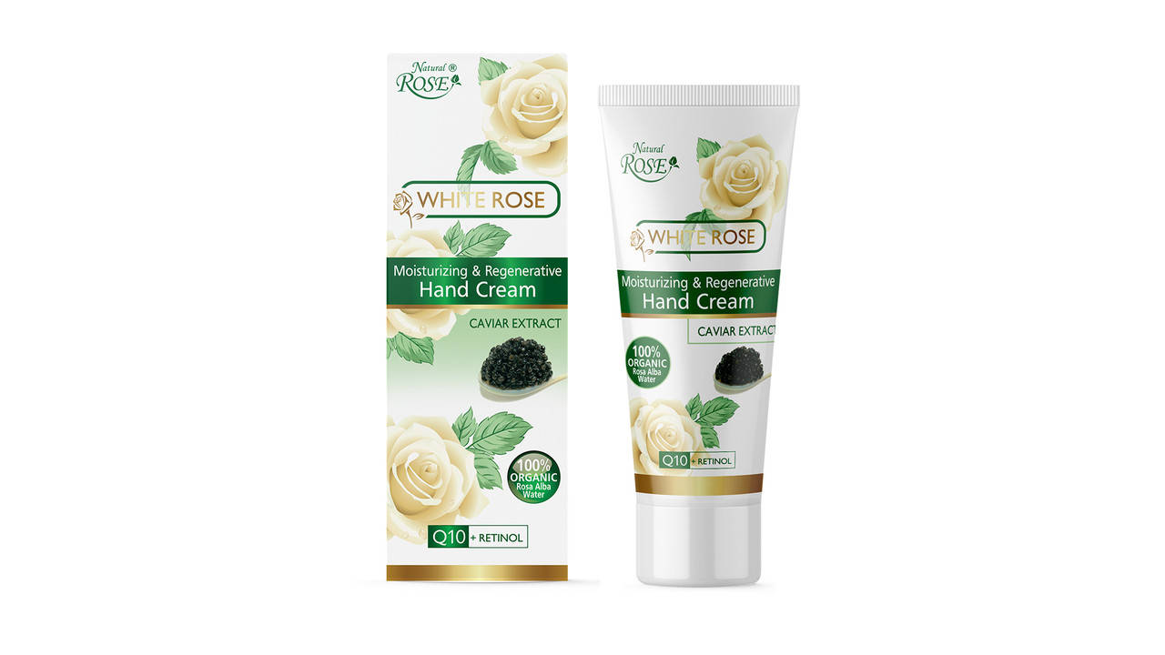 

Гидратирующий и регенерирующий крем для рук White Rose & Caviar от Arsy Cosmetics 75 мл