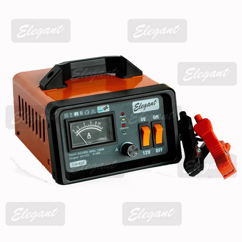 

Зарядное устройство Elegant 100 455 10А 6-12V регулировка силы тока- корпус металл