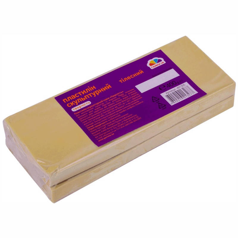 

Пластилин скульптурный телесный 400 грамм ГАММА UA, 401305