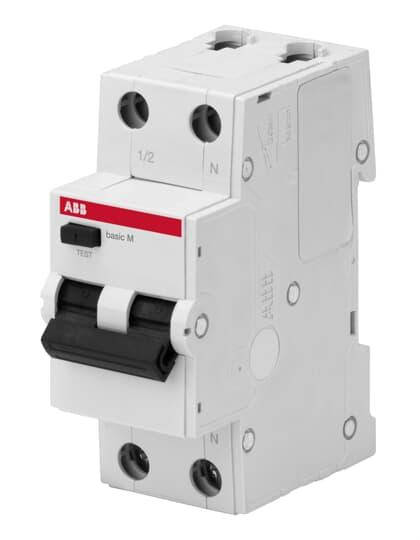 

Дифавтомат АББ Basic 16A 30мА AC BMR415-C16 1+N