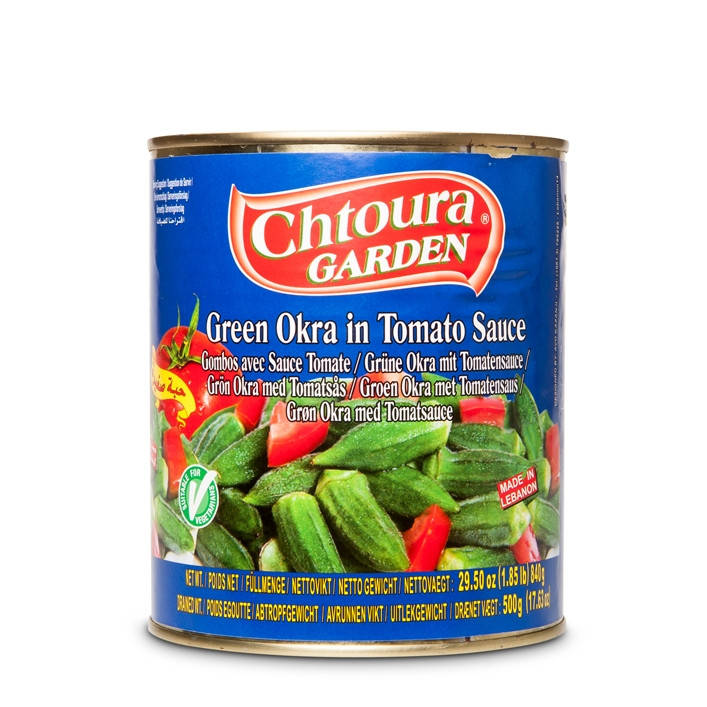 

Бамия chtoura с томатами 840 грамм