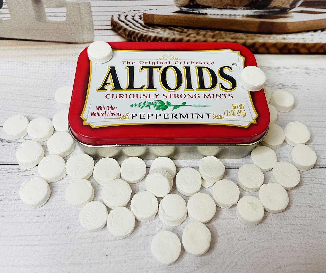 

Мятные конфетки ALTOIDS peppermint для освежения дыхания