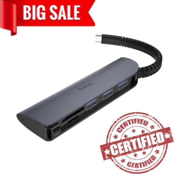 

Usb Hub HOCO HB17 (TYPE C to 3USB + SD + microSD)