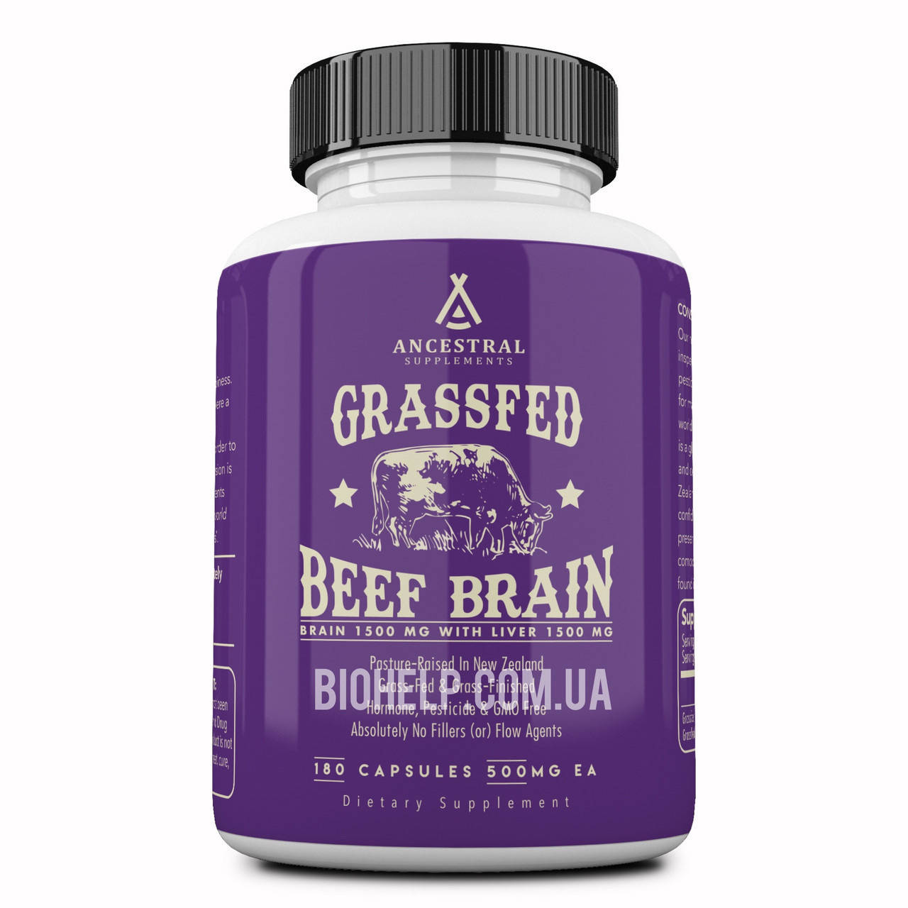 

Ancestral Supplements Beef Brain / при органическом поражении ЦНС. 180 капсул