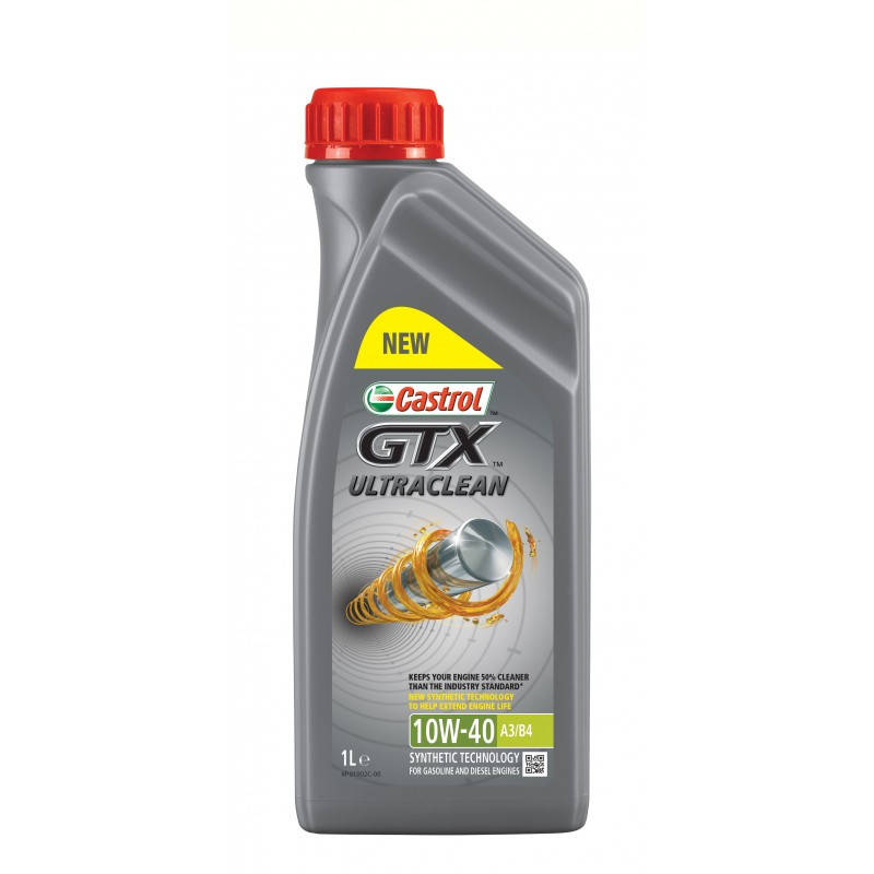 

Моторное масло Castrol GTX Ultraclean 10W-40 A3/B4 1л