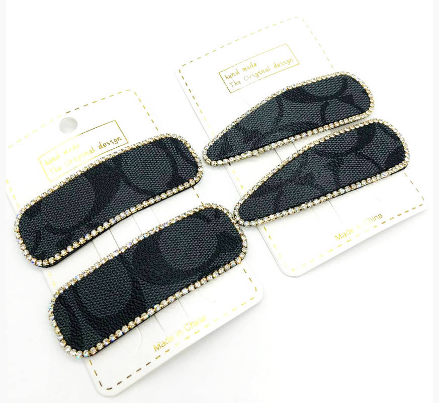 

Заколка тик-так бренд, Черный