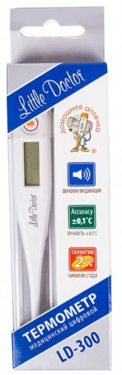 

Термометр электронный цифровой Little Doctor LD 300, Сингапур
