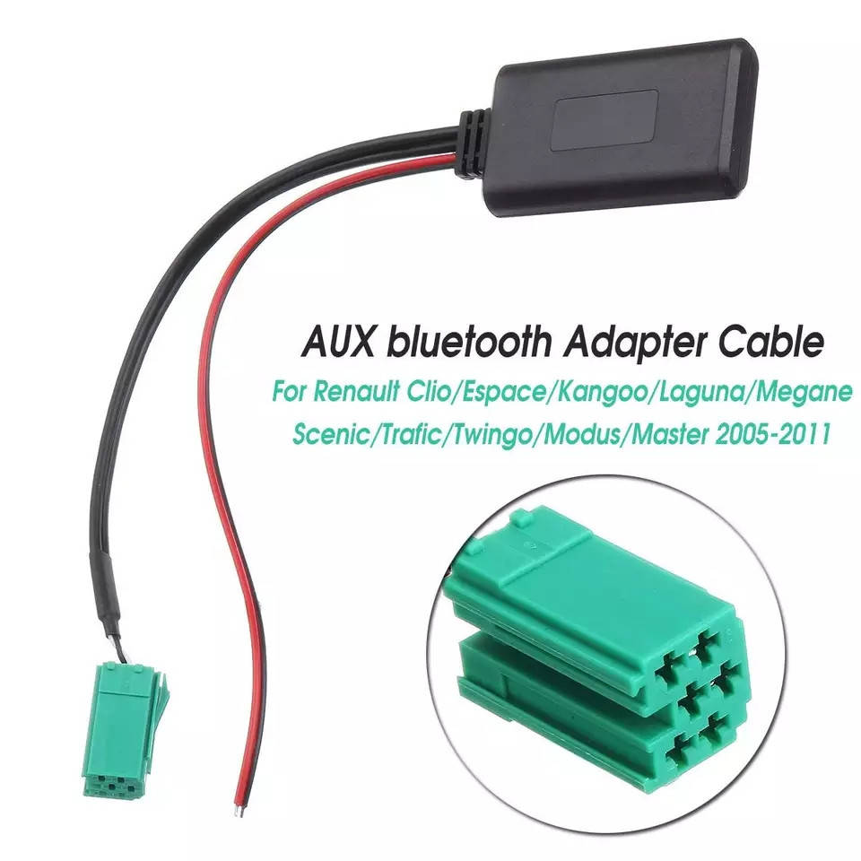 

Bluetooth AUX адаптер Adapter Renault Clio Kangoo Master Megane Twingo Scenic 05-11