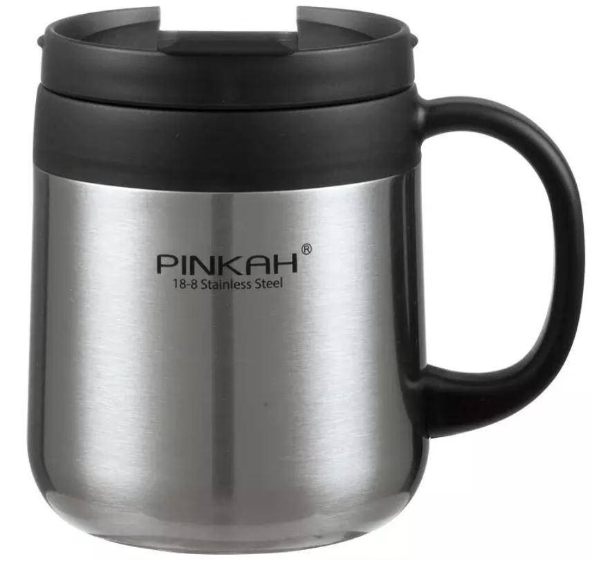

Термокружка Pinkah PJ-3522 340 мл, серая, Серый