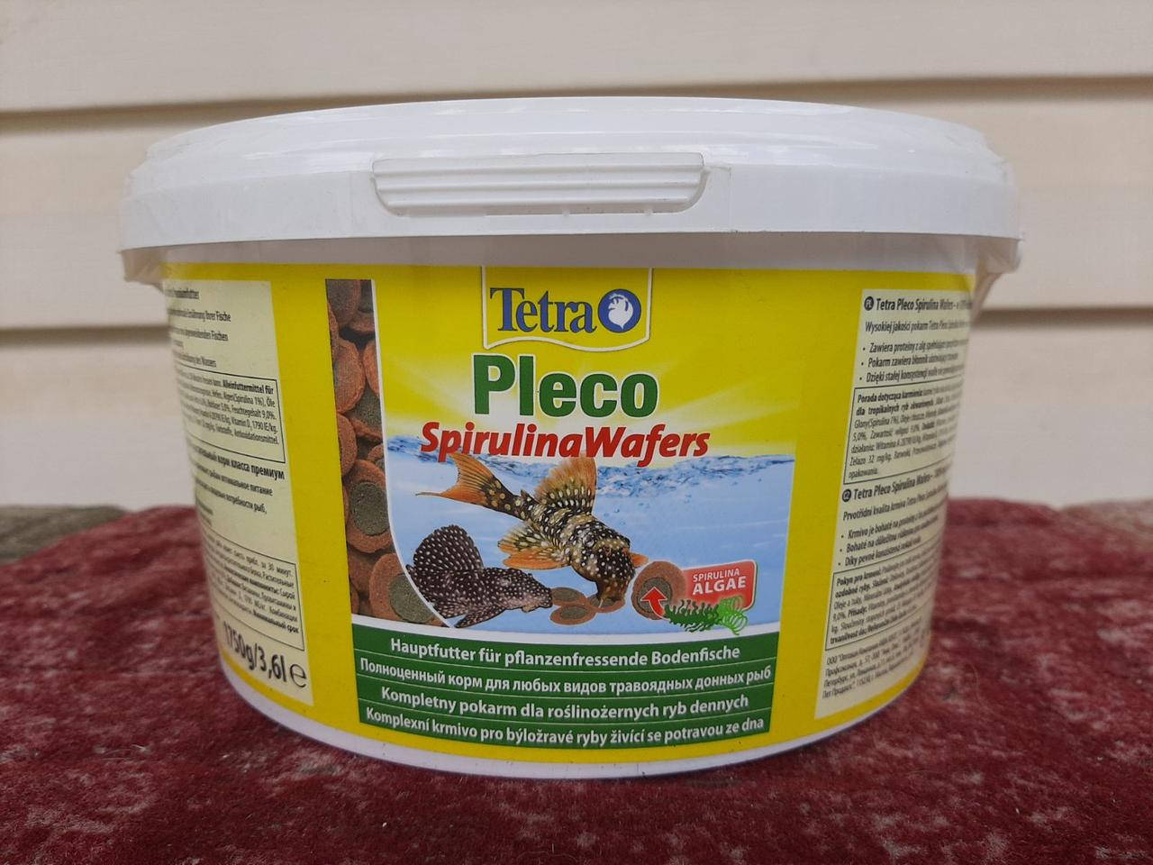 

Корм для аквариумных рыб Tetra Pleco Spirulina Wafers 3600 ml.