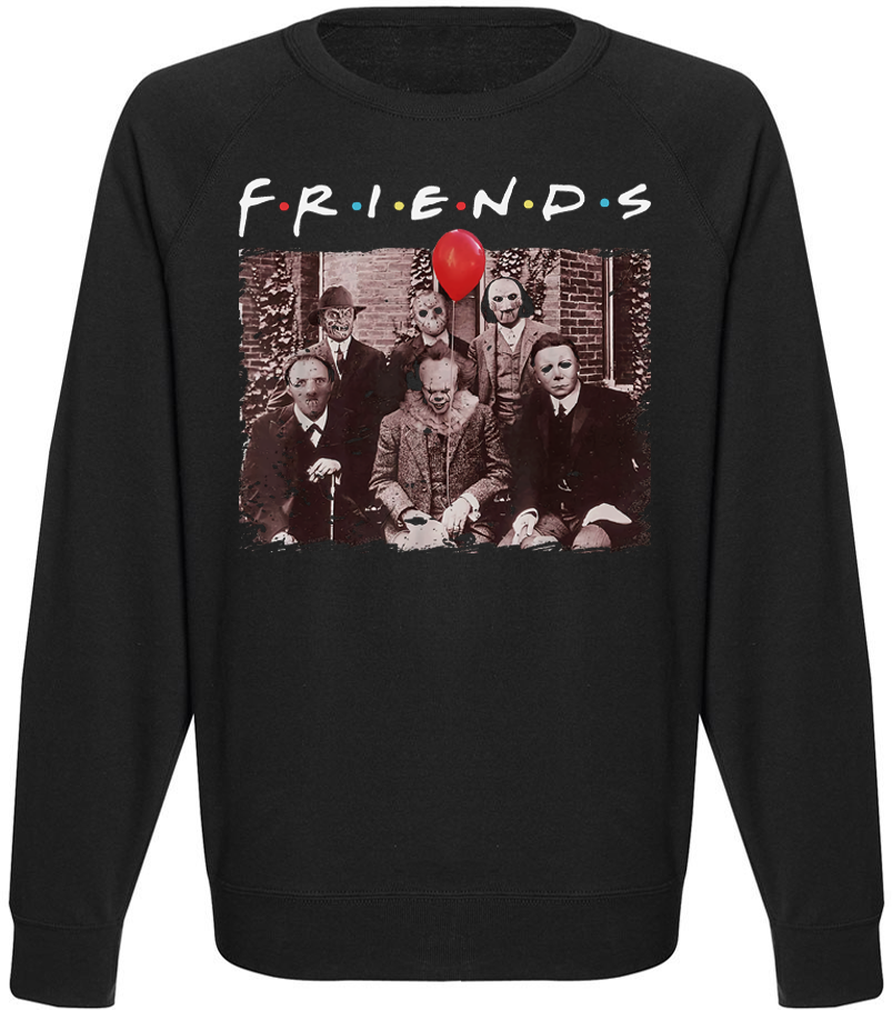 

Свитшот Friends - Horror (чёрный) XXL, Черный