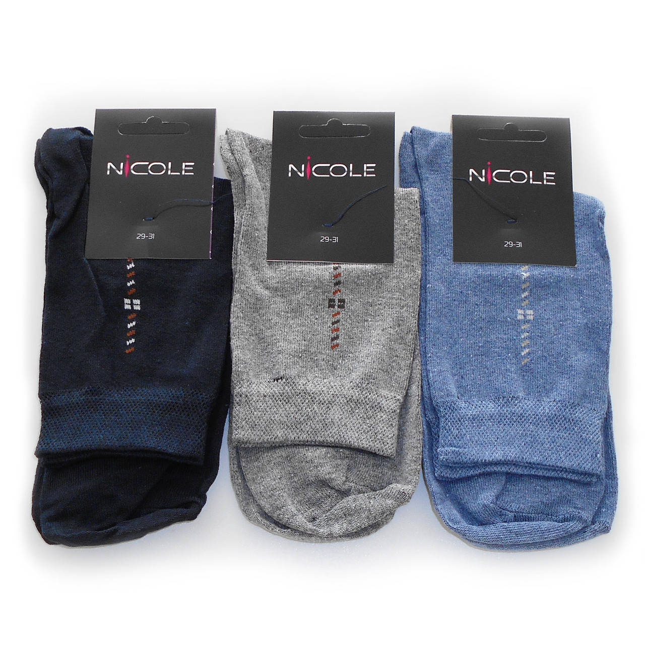 

Мужские носки Nicole - 12,00 грн./пара (стрейч, 3 цвета) 29 – 31 / (43-46)