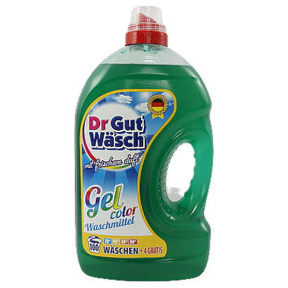 

Гель для прання Др.Гутвош для кольорового Dr Gut Wasch gel color 104p 3,15L 6шт/ящ (Код : 00-00010531)