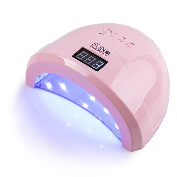 

Лампа для сушки ногтей Sun 1S UV/LED (розовая), 48 Вт, Розовый