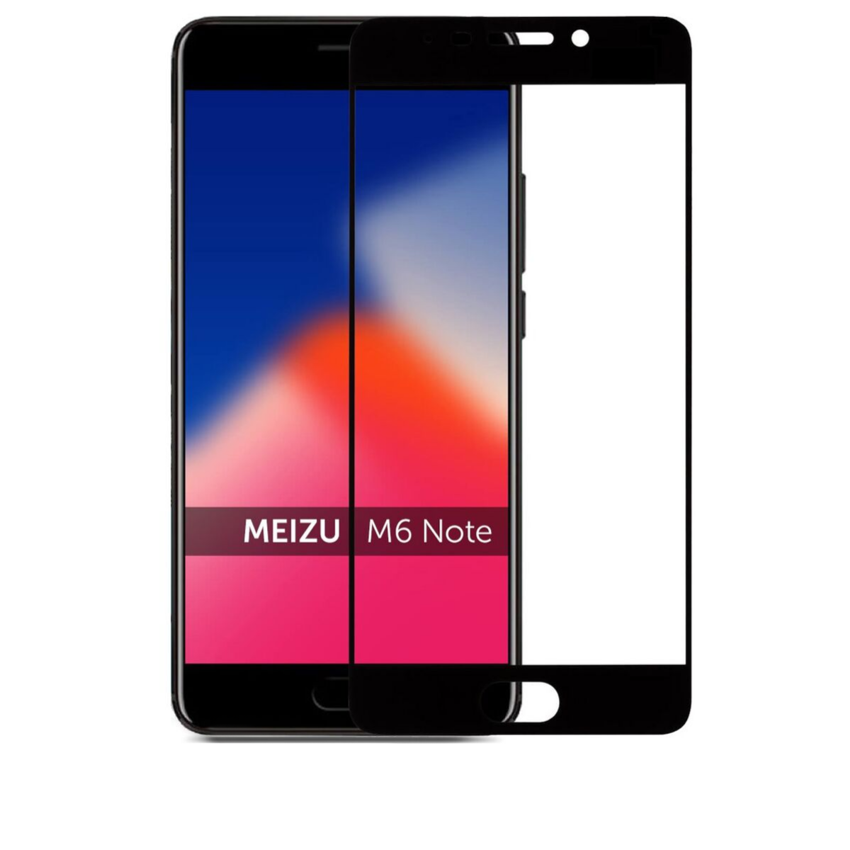 

Защитное стекло Full Glue для Meizu M6 Note Black, Черный