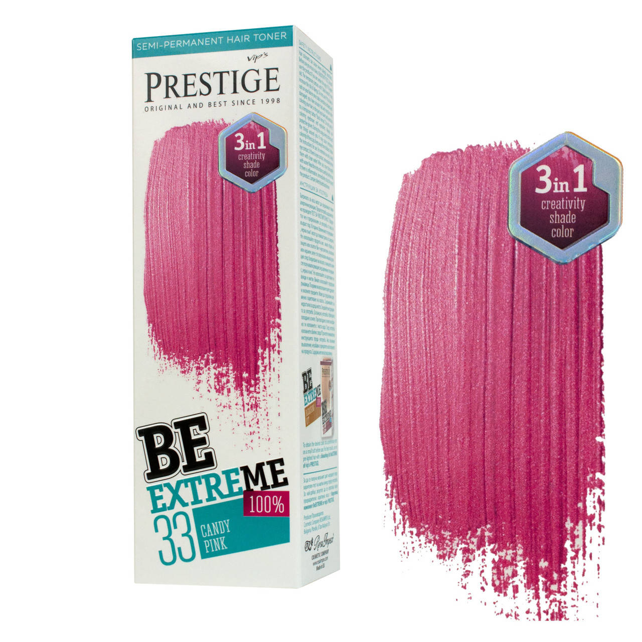 

33 Конфетный розовый - Оттеночный бальзам Prestige BeEXTREME
